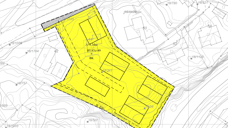 Lenke til artikkel: Kunngjøring av planvedtak - Reguleringsendring Nybyveien 44 - planID 276