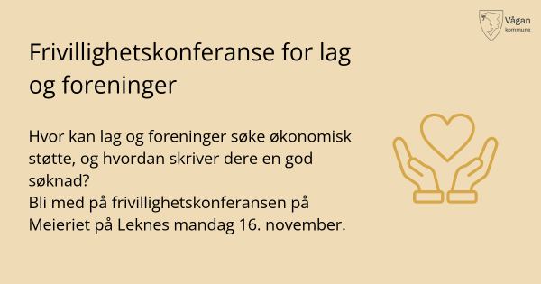 Lenke til artikkel: Frivillighetskonferanse for lag og foreninger