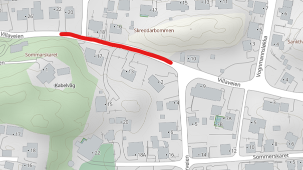 Lenke til artikkel: Prosjekt Villaveien - asfaltering